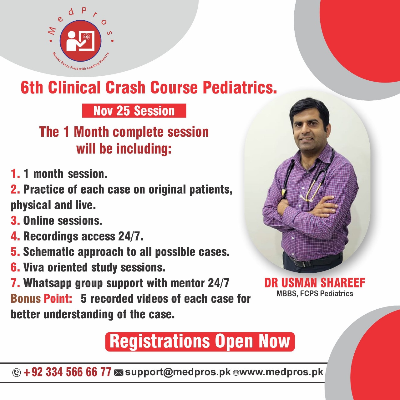 6th Clinical Crash Course Pediatrics. Aug 25 Session 