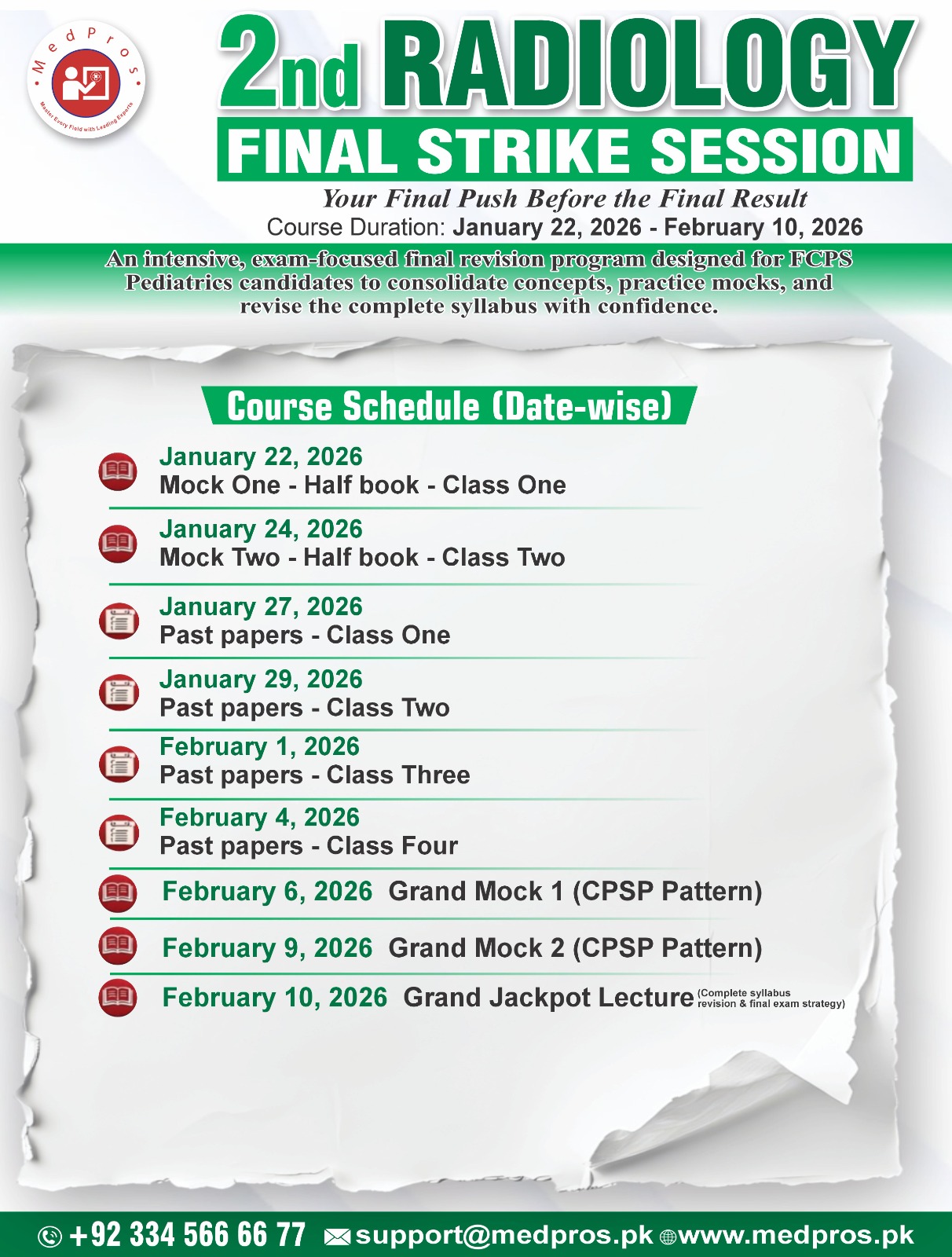 2nd RADIOLOGY  FINAL STRIKE SESSION