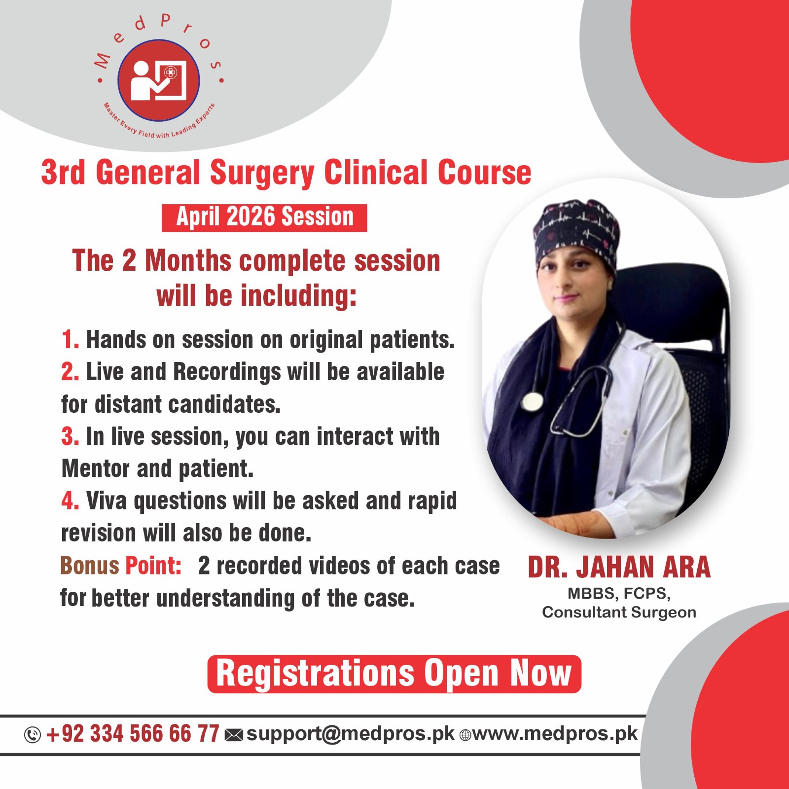 3rd General Surgery Clinical Course