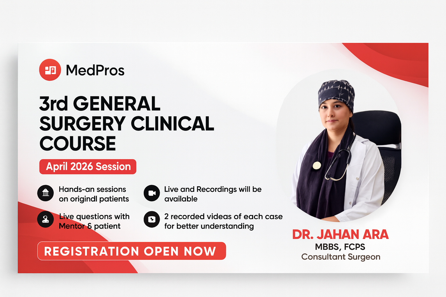 Advanced General Surgery Clinical Course - April 2026
